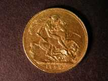London Coins : A122 : Lot 1935 : Sovereign 1894 Marsh 146 F/GF