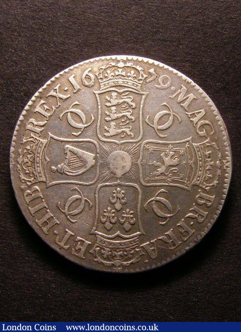 Crown 1679 Third Bust ESC 56 Fine or slightly better, possibly having once been cleaned : English Coins : Auction 125 : Lot 946