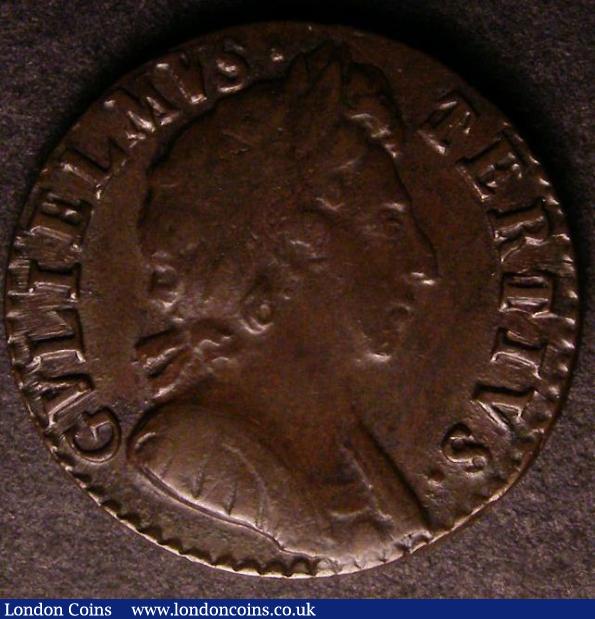 Farthing 1700 Peck 667, Good Fine and with good surfaces, although weakly struck, Ex-Dean, Ex-Kay, Ex-Peck, Ex-Colin Cooke 1/8/2001 : English Coins : Auction 141 : Lot 1346