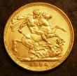 London Coins : A143 : Lot 2512 : Sovereign 1894M Marsh 154 VF