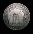 London Coins : A152 : Lot 1293 : Scotland - Lanarkshire - Dalzell Farm, Countermarked on France 5 Francs Napoleonic era, Paris Mint, ...