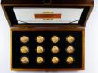 London Coins : A153 : Lot 597 : The Sovereign 3 monarchs Mintmark set, a 12-coin set comprising Victoria Veiled Head, Edward VII and...
