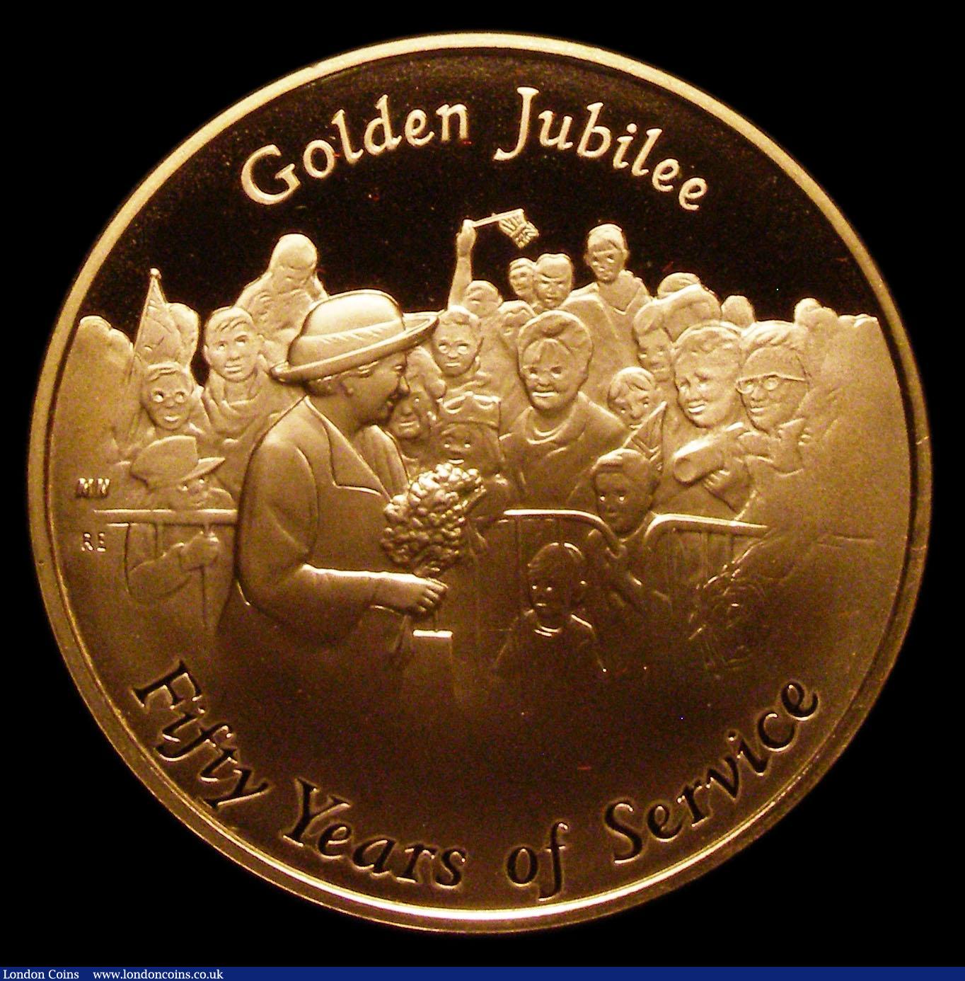 The Queen's Golden Jubilee 2002 Commemorative Gold Medal 39.94