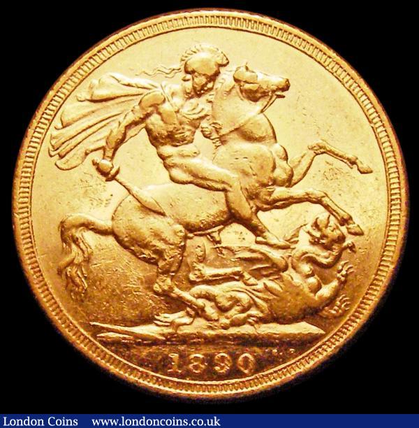 Sovereign 1890M G: of D:G: closer to crown S.3867B VF, slabbed and graded LCGS 45  : English Coins : Auction 158 : Lot 2819