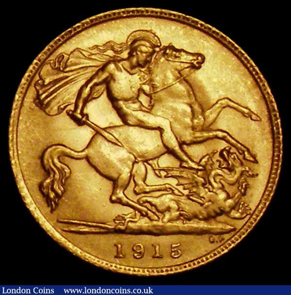 Half Sovereign 1915 Marsh 530 A/UNC and lustrous, come with  a Royal Mint 'Certified and Authenticated' ticket : English Coins : Auction 169 : Lot 1532