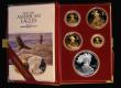 London Coins : A175 : Lot 744 : USA The American Eagle 10th Anniversary Set 1995 a 5-coin set comprising 50 Dollars 1995W Gold One O...