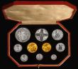 London Coins : A176 : Lot 391 : Proof Set 1911 Short Set (10 coins) Sovereign, Half Sovereign, Halfcrown, Florin, Shilling, Sixpence...