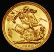 London Coins : A180 : Lot 1869 : Sovereign 1889S Second legend, G: of D:G: closer to the crown Marsh 140A, S.3868B, DISH S12, A/UNC a...