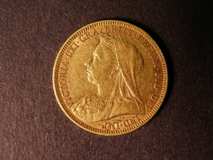 London Coins : A122 : Lot 1934 : Sovereign 1894 M Marsh 154 Fine/GF