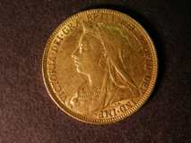 London Coins : A122 : Lot 1935 : Sovereign 1894 Marsh 146 F/GF