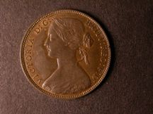 London Coins : A124 : Lot 695 : Penny 1861 Freeman 20 dies 2+G UNC toned, Very Rare, Ex-Laurie Bamford collection