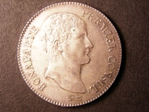London Coins : A126 : Lot 473 : France 5 Francs AN XI mm A BONAPARTE PREMIER CONSUL choice UNC with a grey tone over original brilli...