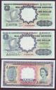 London Coins : A136 : Lot 722 : Malaya & British Borneo $1 (3) dated 1953, QE2 series A/91 Pick1a EF-GEF, 1959 Water...
