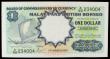 London Coins : A155 : Lot 1925 : Malaya and British Borneo $1 dated 1959 series A/56 234004, TDLR printers, Pick8Aa, almost EF