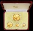 London Coins : A159 : Lot 95 : Proof Set 1911 (4 coin gold set in custom box William Goldsworthy of Newquay) generally choice nFDC ...