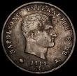 London Coins : A170 : Lot 1077 : Italian States - Kingdom of Napoleon 5 Lire 1814M KM#10.4 Bold Fine/Good Fine the reverse with attra...