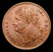 London Coins : A170 : Lot 1474 : Farthing 1825 Obverse 1, as Peck 1414, variety with 1 in date having no top serif, LCGS Variety 10, ...