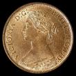 London Coins : A170 : Lot 1497 : Farthing 1869 Freeman 522 dies 3+B Choice UNC with around 50% original mint lustre, in an LCGS holde...