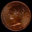 London Coins : A170 : Lot 1624 : Half Farthing 1853 as Peck 1599, variety with inverted 1's for I's in BRITANNIAR, LCGS var...