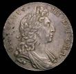 London Coins : A170 : Lot 1696 : Halfcrown 1697 First Bust, Large Shields, Later Harp ESC 541, Bull 1021, GEF in an LCGS holder and g...