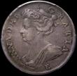 London Coins : A170 : Lot 1710 : Halfcrown 1708E S.3605, ESC 577 with Z shaped 1 in date in a PCGS holder and graded XF40
