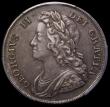 London Coins : A170 : Lot 1724 : Halfcrown 1741 Roses, unaltered date, Small Lettering ESC 601, Bull 1681 in a PCGS holder and graded...