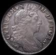 London Coins : A171 : Lot 1514 : Halfcrown 1698 DECIMO ESC 554 Good EF and pleasing, graded 70 by LCGS