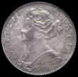 London Coins : A171 : Lot 1676 : Sixpence 1708 Third Bust ESC 1147 virtually mint state and nicely toned with just some minor frictio...