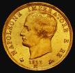 London Coins : A175 : Lot 1075 : Italian States - Kingdom of Napoleon 40 Lire Gold 1811 KM#12 EF and lustrous with some edge nicks an...