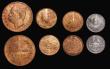 London Coins : A175 : Lot 1429 : World (7) Egypt (3) Five Piastres 1917 (AH1335) KM#318.1 NVF toned, Half Millieme (2) 1917 (AH1335) ...