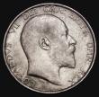 London Coins : A175 : Lot 1966 : Shilling 1908 Davies Obverse 2a, Reverse A. (Obverse with the R's in the legend having short ta...