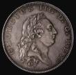 London Coins : A175 : Lot 2021 : Halfpenny 1788 Pattern in Silver-plated copper Peck 964, DH11, Obverse: Three hair curls below the b...