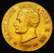 London Coins : A177 : Lot 1041 : Italy - Kingdom of Napoleon 40 Lire Gold 1808M, Edge lettering raised, KM#12 Good Fine/NVF this issu...