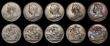 London Coins : A177 : Lot 2246 : Crowns (11) 1893 LVII ESC 305, Bull 2595, Davies 506 Near Fine/Fine, 1894 LVII ESC 306, Bull 2596, D...