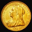 London Coins : A182 : Lot 3219 : Sovereign 1894S Marsh 163 bright VF/GVF