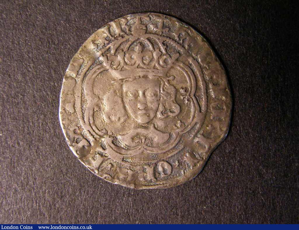 Groat Henry VII S.2199 Class IIIc mintmark Anchor Fine : Hammered Coins : Auction 122 : Lot 1229