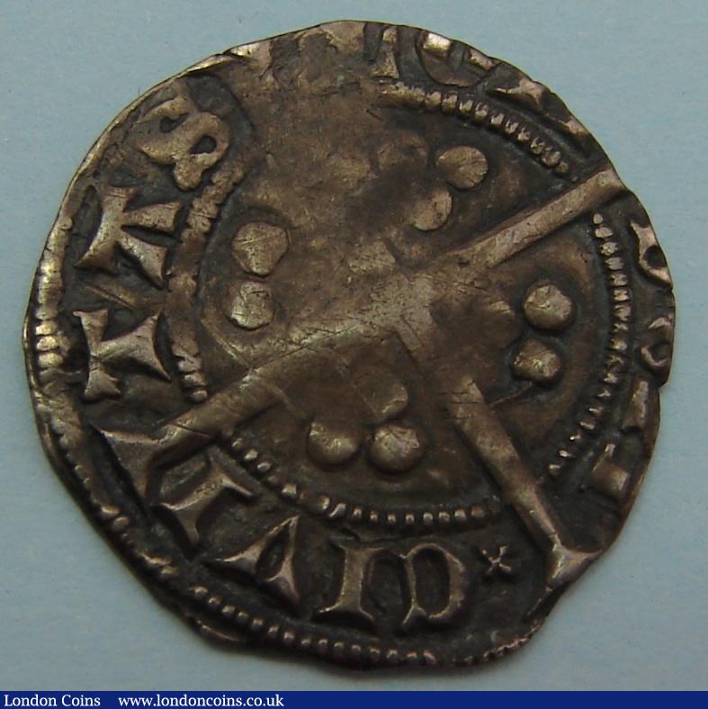 Penny Richard II class II, London mint. S.1688. About fine. : Hammered Coins : Auction 122 : Lot 1294