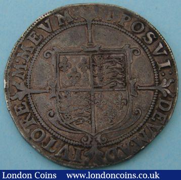 Halfcrown Elizabeth I, 7th issue, mint mark 1. S.2583. Very fine, well struck on an even round flan. : Hammered Coins : Auction 124 : Lot 1871