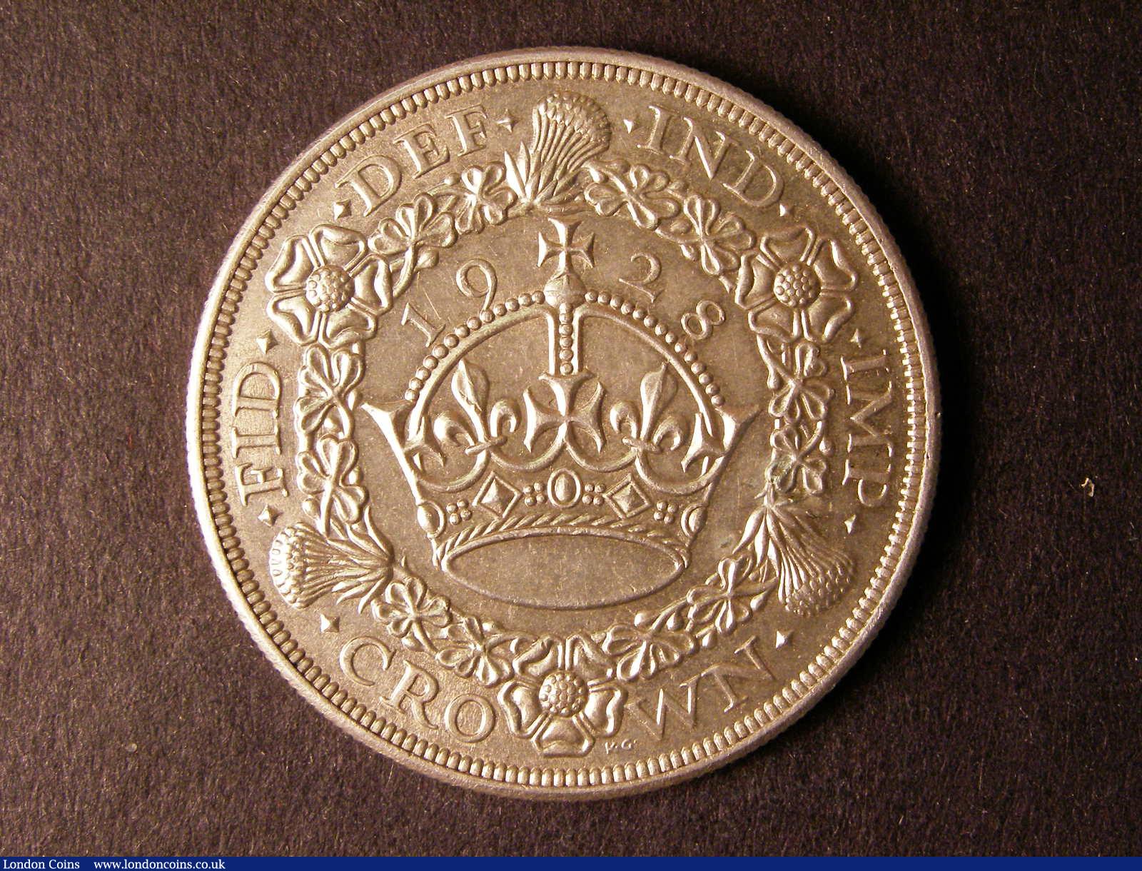 London Coins : A124 : Lot 192 : Crown 1928 ESC 368 EF