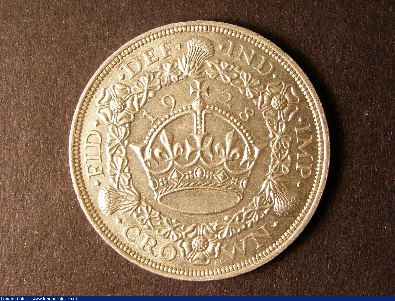 London Coins : A124 : Lot 193 : Crown 1928 ESC 368 EF