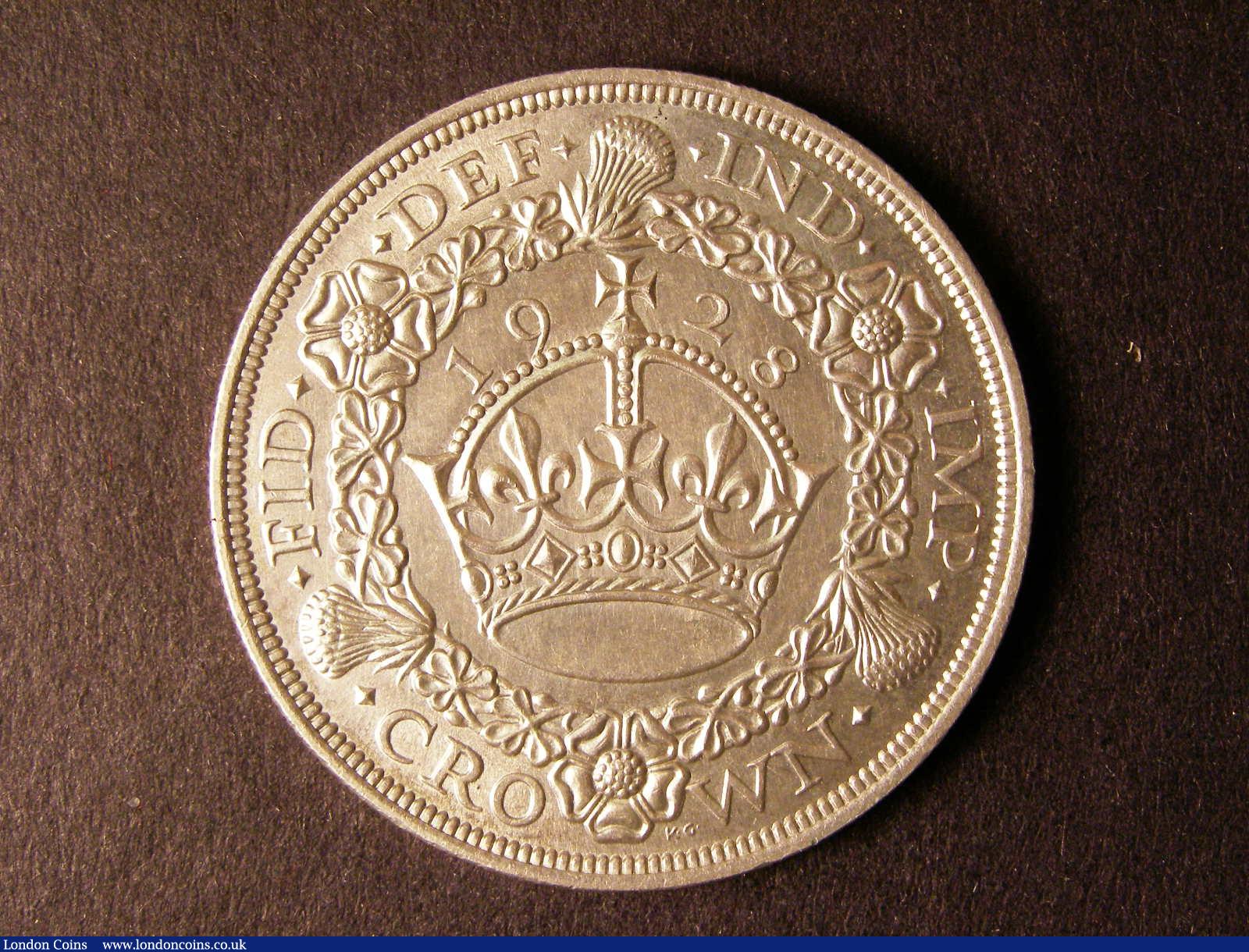 London Coins : A124 : Lot 194 : Crown 1928 ESC 368 EF or better