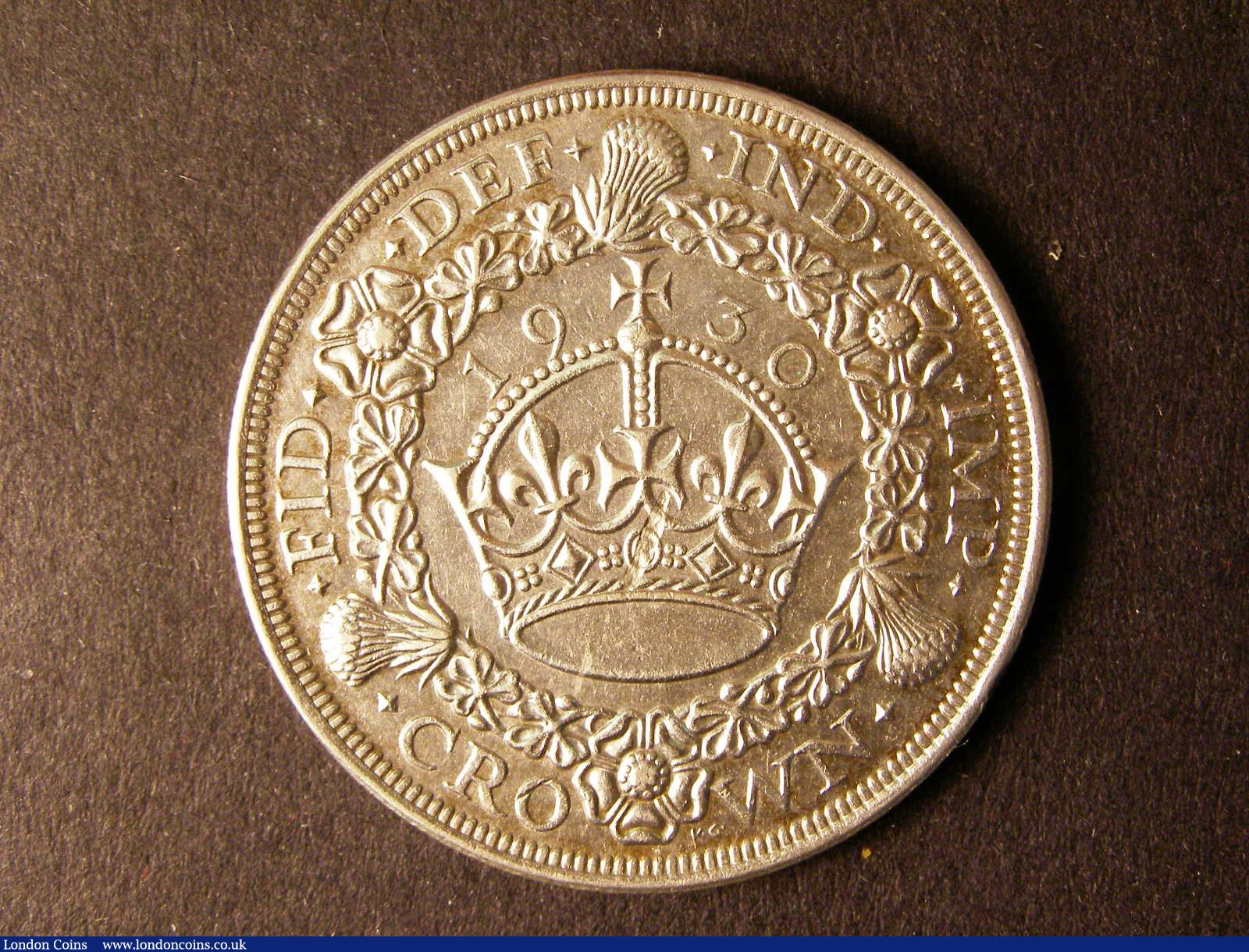 London Coins : A124 : Lot 205 : Crown 1930 ESC 370 gVF