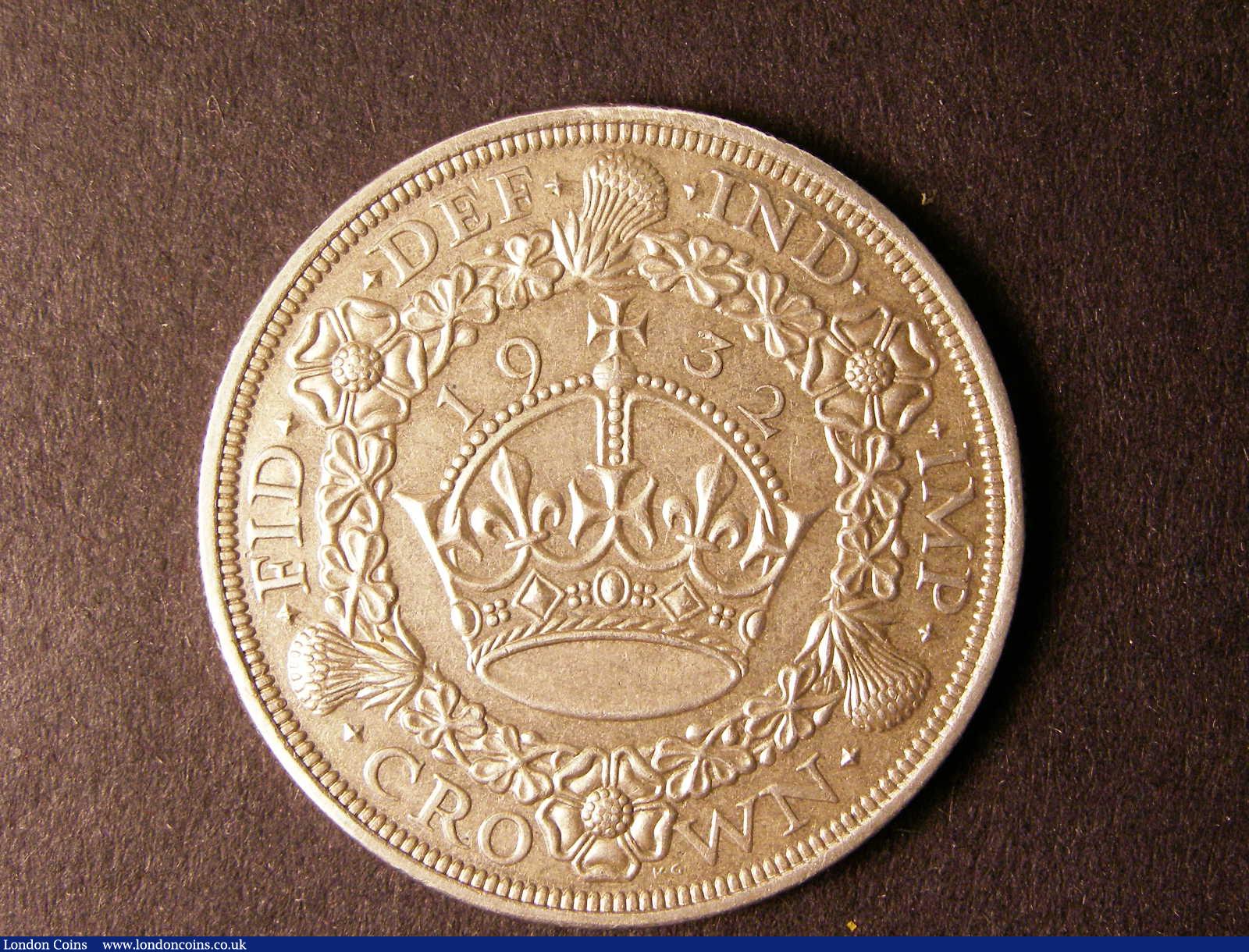 London Coins : A124 : Lot 214 : Crown 1932 ESC 372 EF