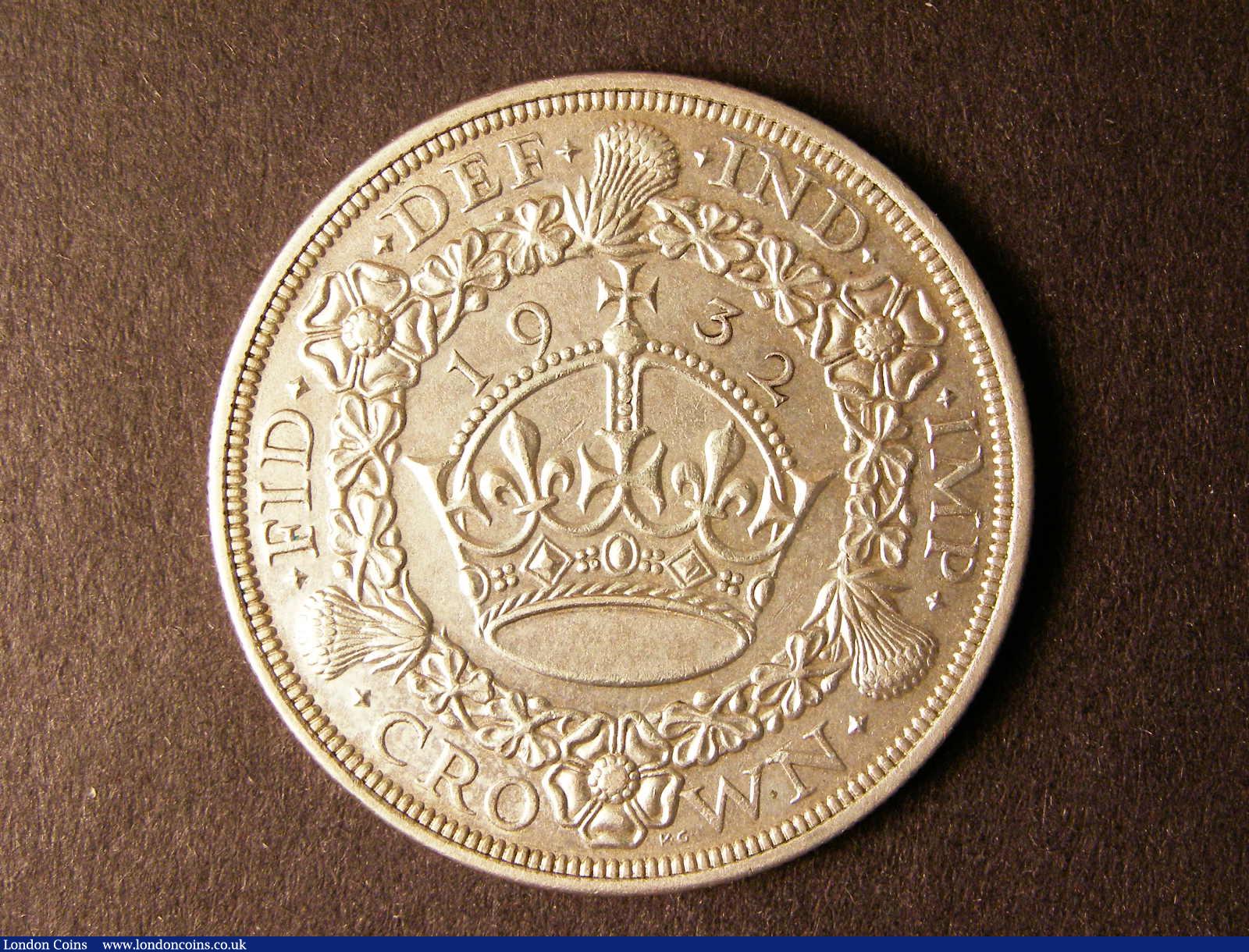 London Coins : A124 : Lot 218 : Crown 1932 ESC 372 gVF