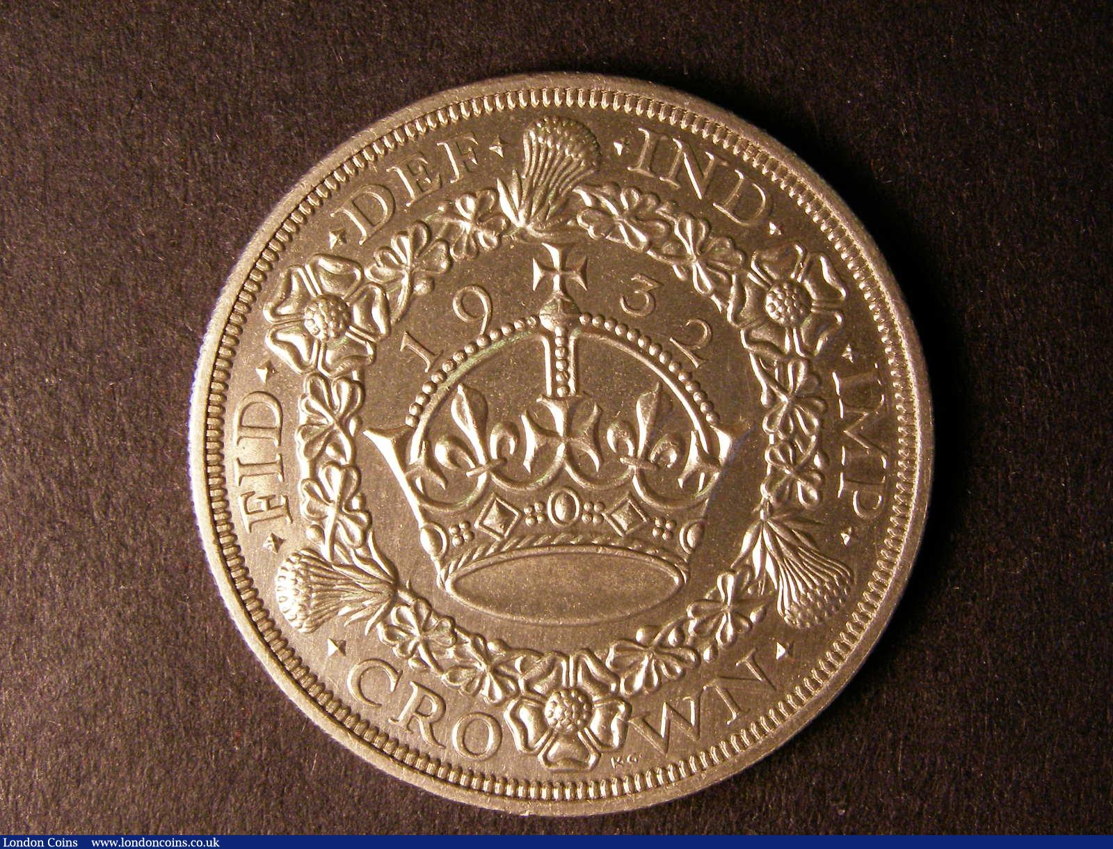 London Coins : A124 : Lot 220 : Crown 1932 Proof Coincraft G5CR-050 nFDC with some light contact marks on the obverse