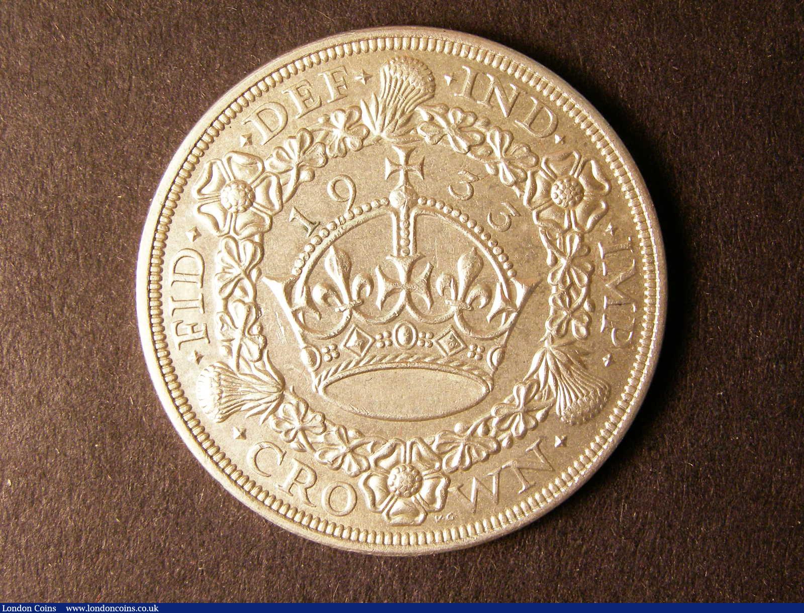 London Coins : A124 : Lot 223 : Crown 1933 ESC 373 EF