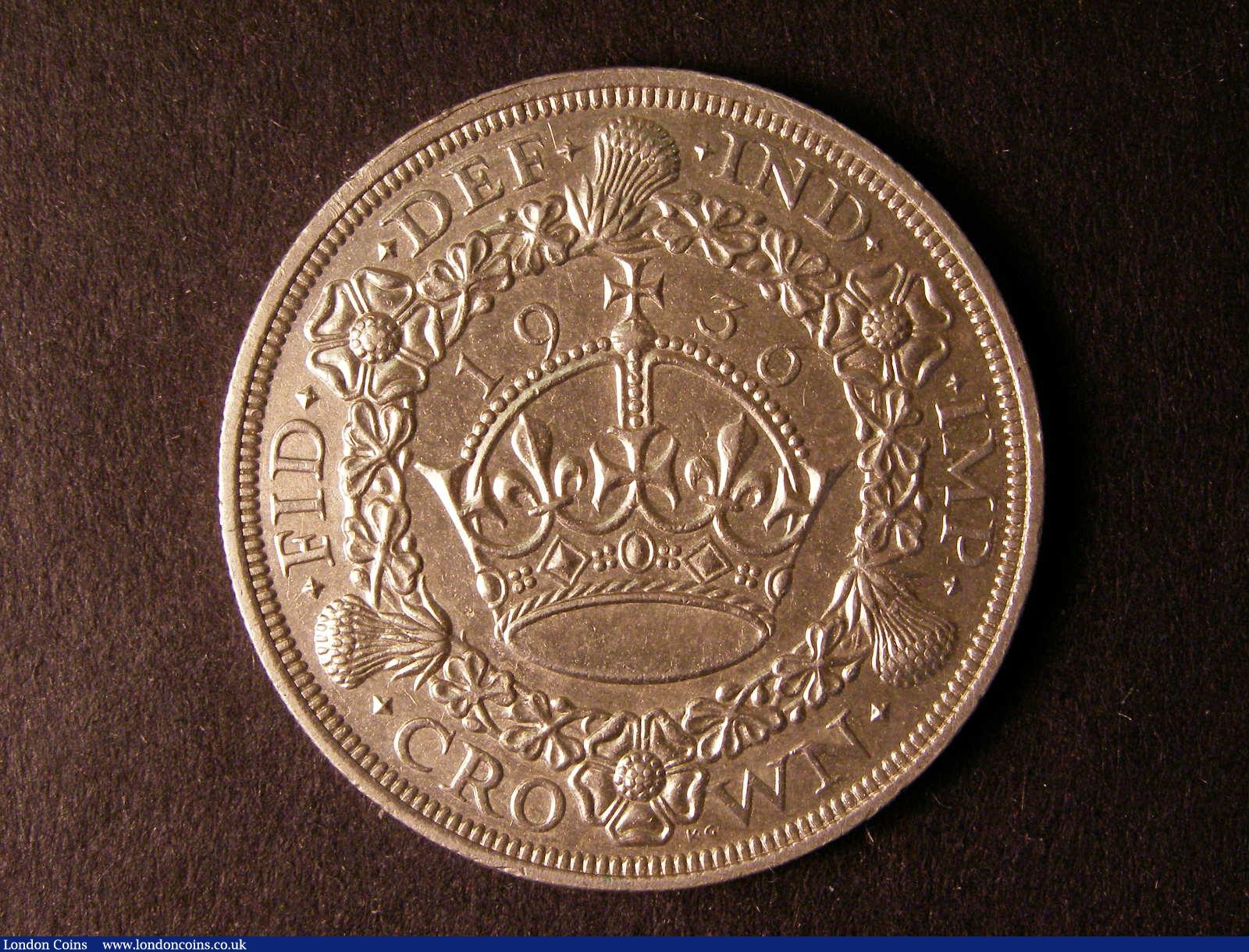 London Coins : A124 : Lot 230 : Crown 1934 ESC 374 and the key to the series EF with bag marks