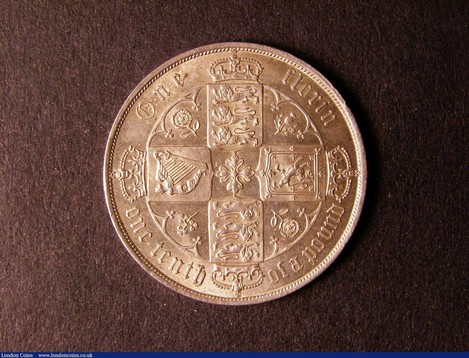 London Coins : A124 : Lot 344 : Florin 1874 ESC 843 Die Number 38 A/UNC