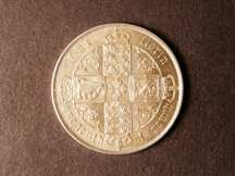 London Coins : A124 : Lot 352 : Florin 1879 ESC 851 48 Arcs with WW Lustrous GEF/AU