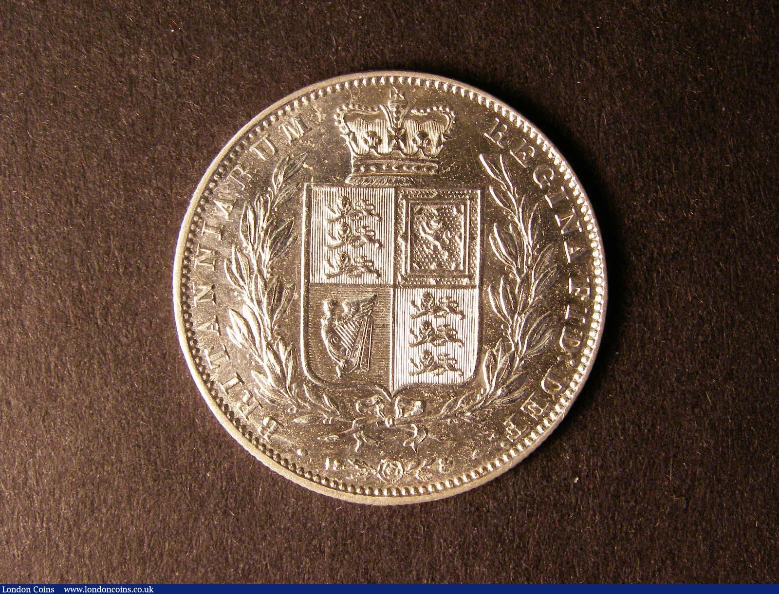 London Coins : A124 : Lot 428 : Halfcrown 1840 ESC 673 Bright EF